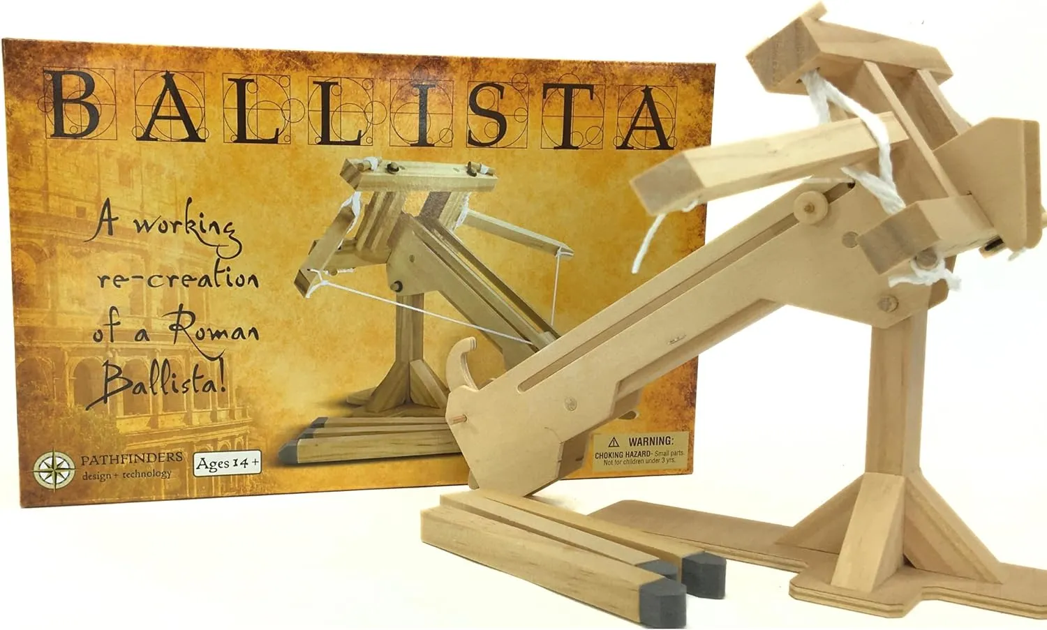 Pathfinders STEM Kit - Roman Ballista Crossbow | Science Kits for Kids Age 8-10 10-14 | stem Kits for Kids Age 12-14 Physics Toys |Engineering | Learning Resource