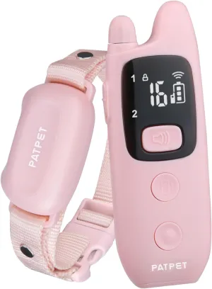 PATPET Dog Shock Collar with Remote - Waterproof Dog Training Collar for Small Medium Large Dogs with Beep, Vibration and 16 Static Levels Shock