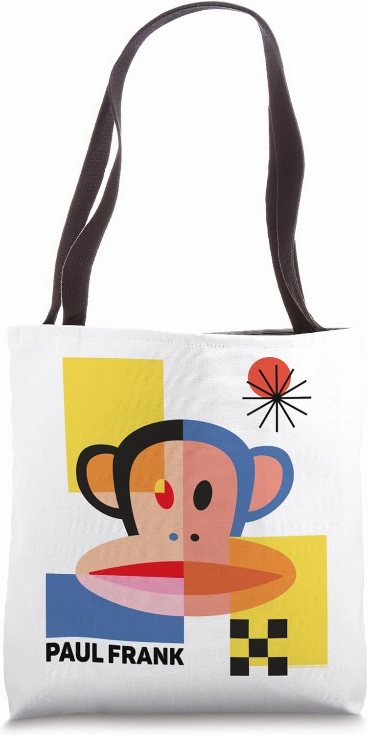 Paul Frank Julius Abstract 80s Block Art Tote Bag