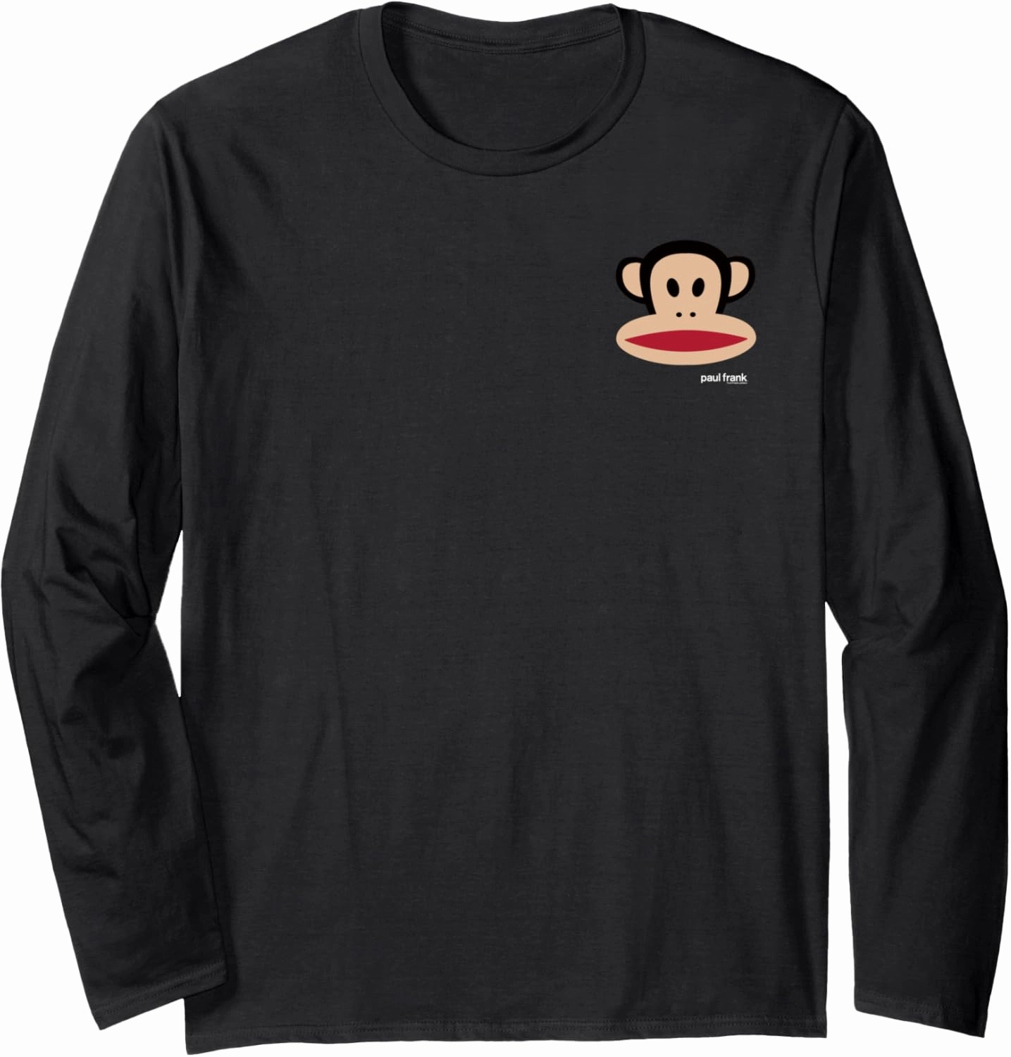 Paul Frank Julius Pocket Face Logo Long Sleeve T-Shirt