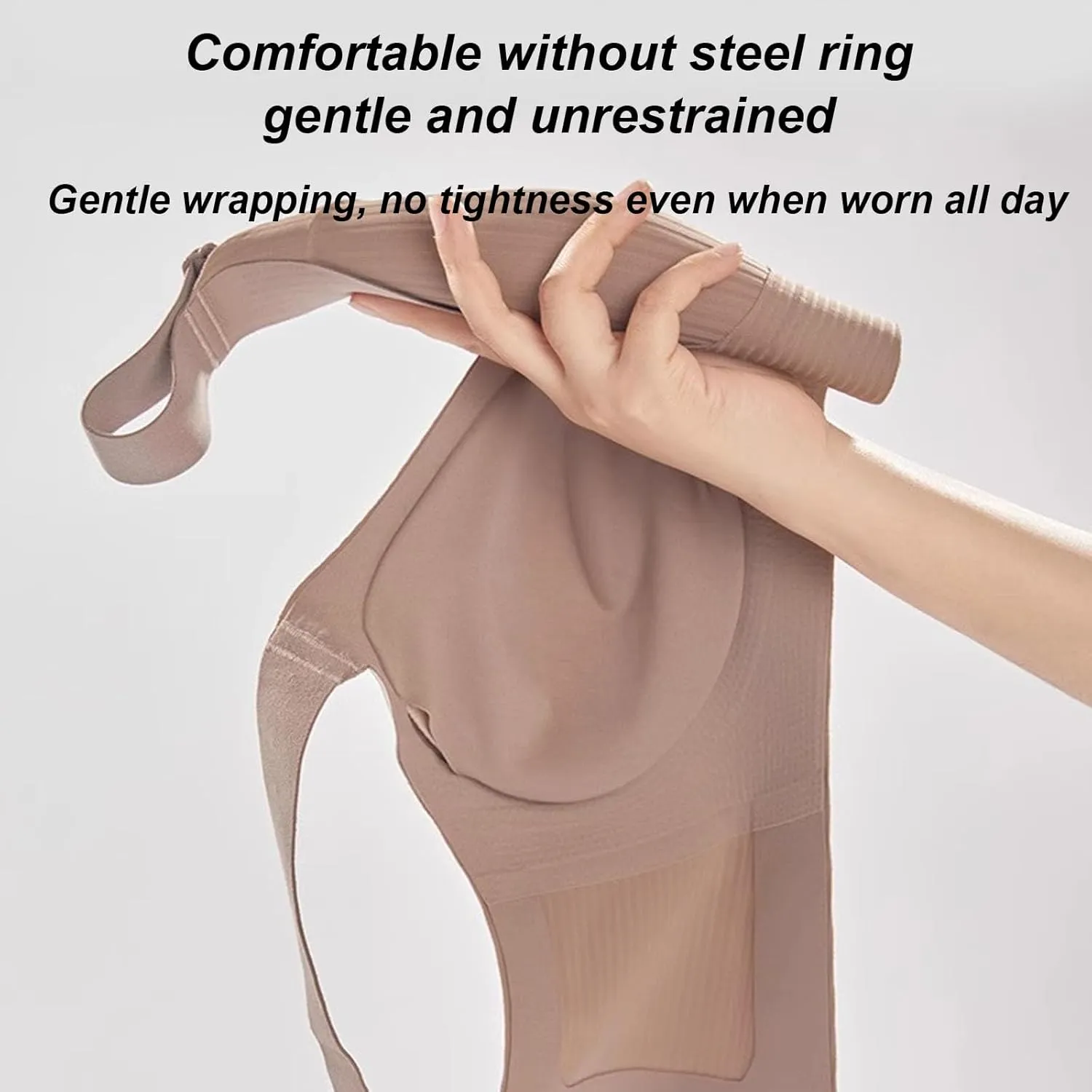 Philosophy Women's Ribbed Push up Adjustable Wireless Bra, Women's Ribbed Push up Adjustable Wireless Bra
