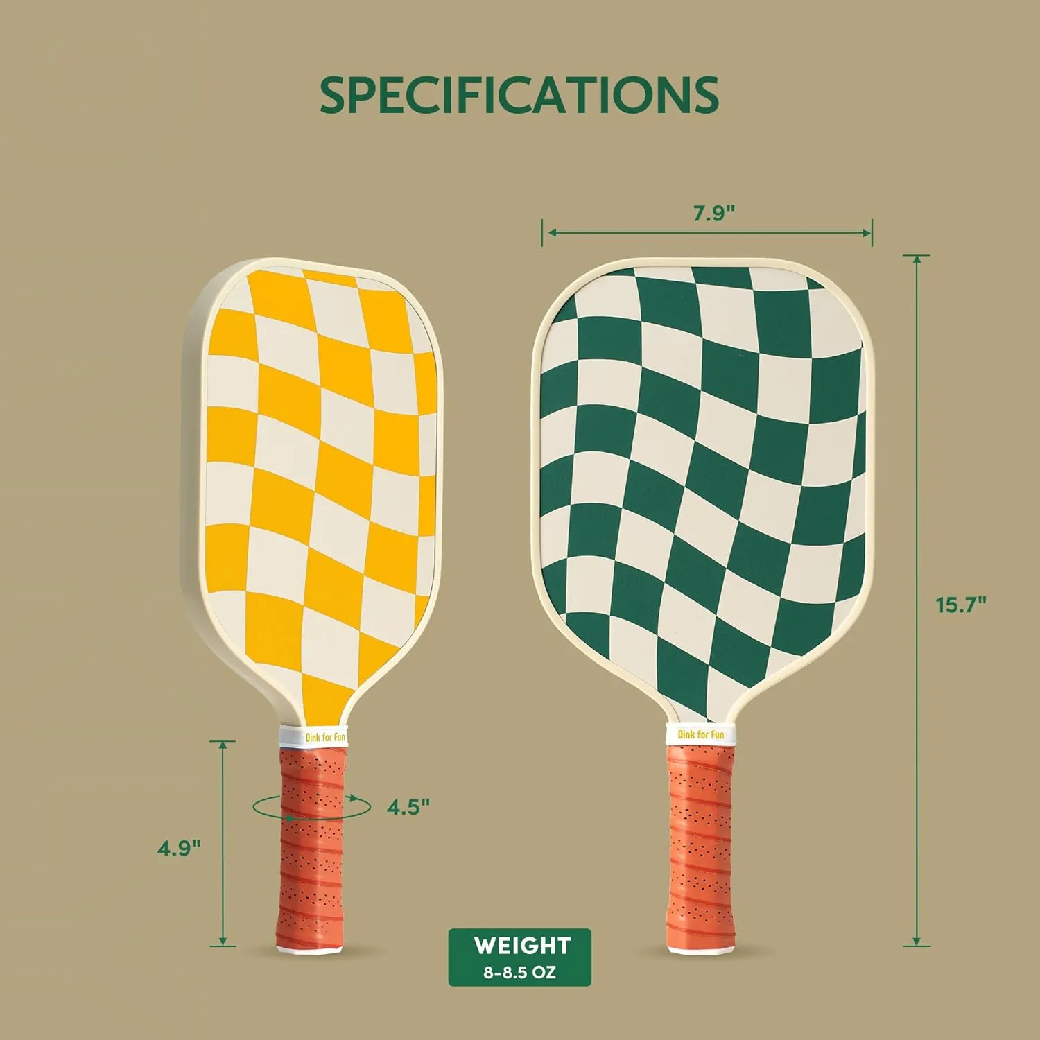 Pickleball Paddles Set of 2/4- USAPA Approved Graphite/Fiberglass Pickleball Racket, 2 Pickleball Rackets, 4 Balls and 1 Portable Carry Bag, Aesthetic Pickle Ball Set for Men Women Beginners