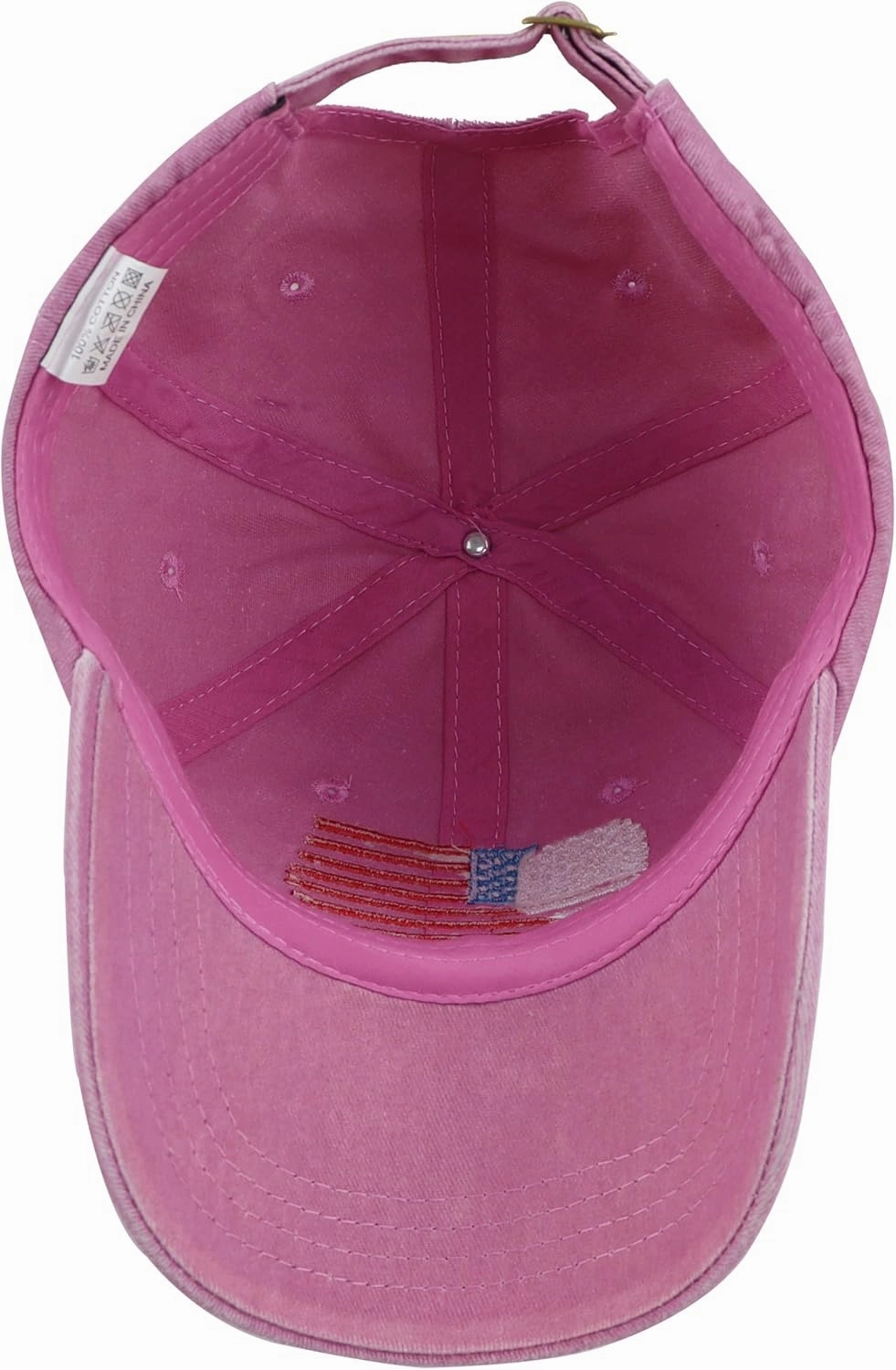 Pickleball Hats for Men Women, Adjustable Cotton American Flag Baseball Cap