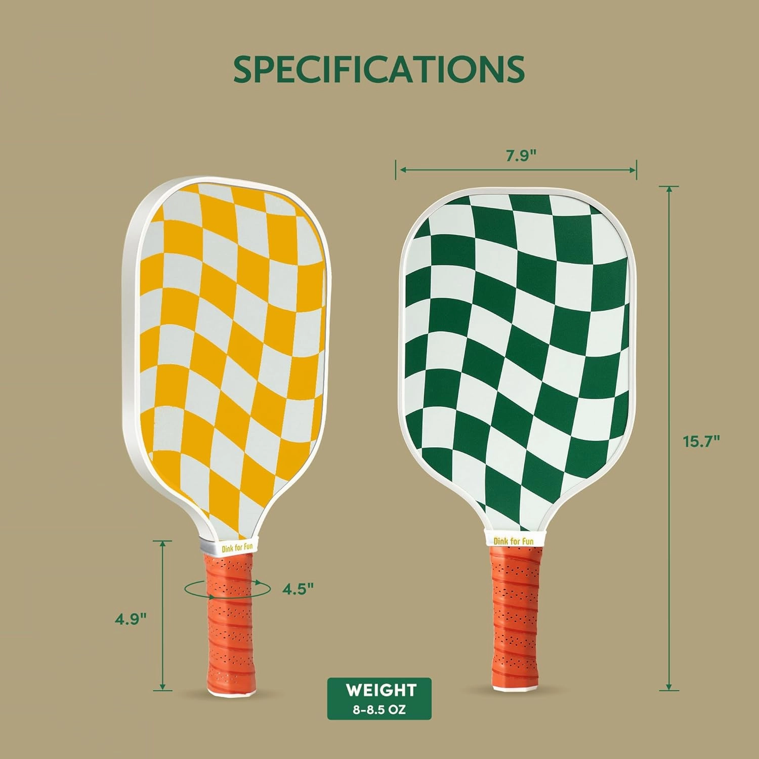 Pickleball Paddles Set of 2/4- USAPA Approved Graphite/Fiberglass Pickleball Racket, 2 Pickleball Rackets, 4 Balls and 1 Portable Carry Bag, Aesthetic Pickle Ball Set for Men Women Beginners