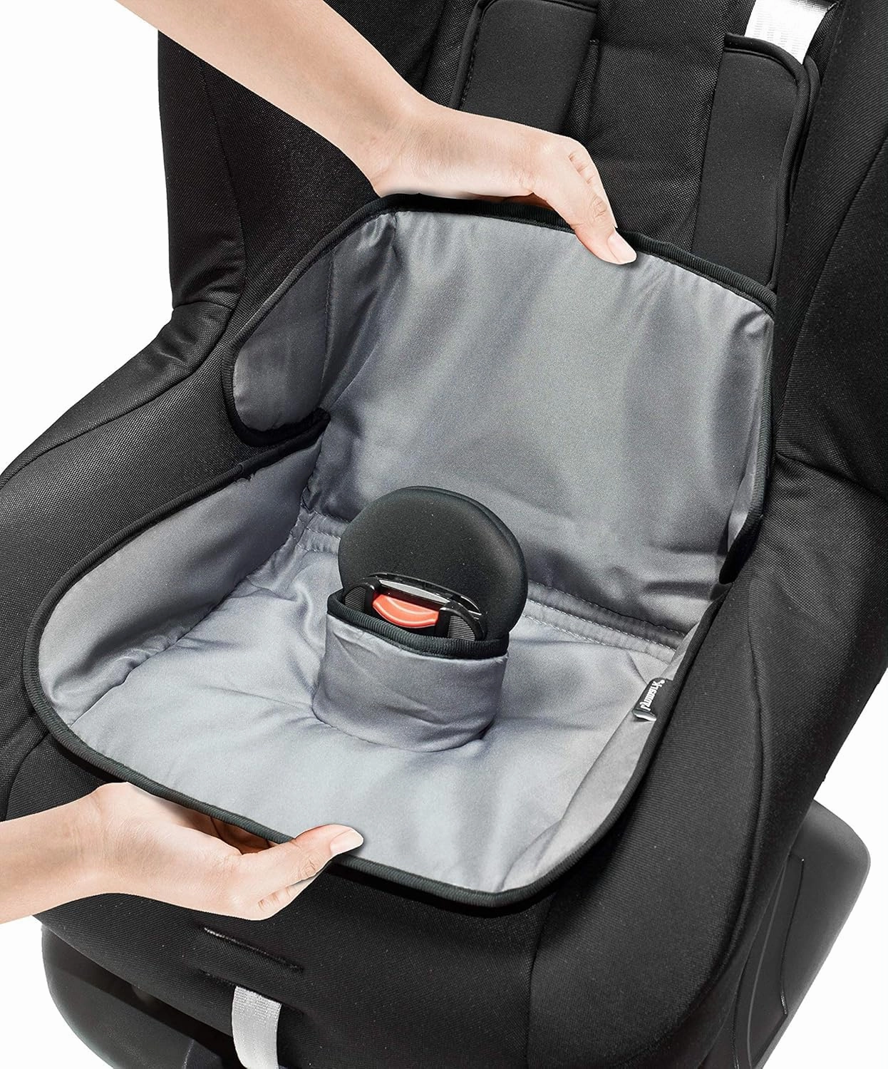Piddle Pads Car Seat Potty Training Cover - Waterproof Soft Toddler and Baby Car Seat Protector Mat - Travel-Friendly Universal Machine Washable Liner for Spills, Nappy Leaks, Accidents - Grey