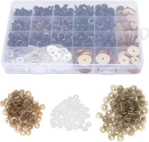 Plush Doll Teddy Bear Stuffed Animals Accessories KIT with Movable Plastic Eyes and Joints Packaged Eye GASKETS