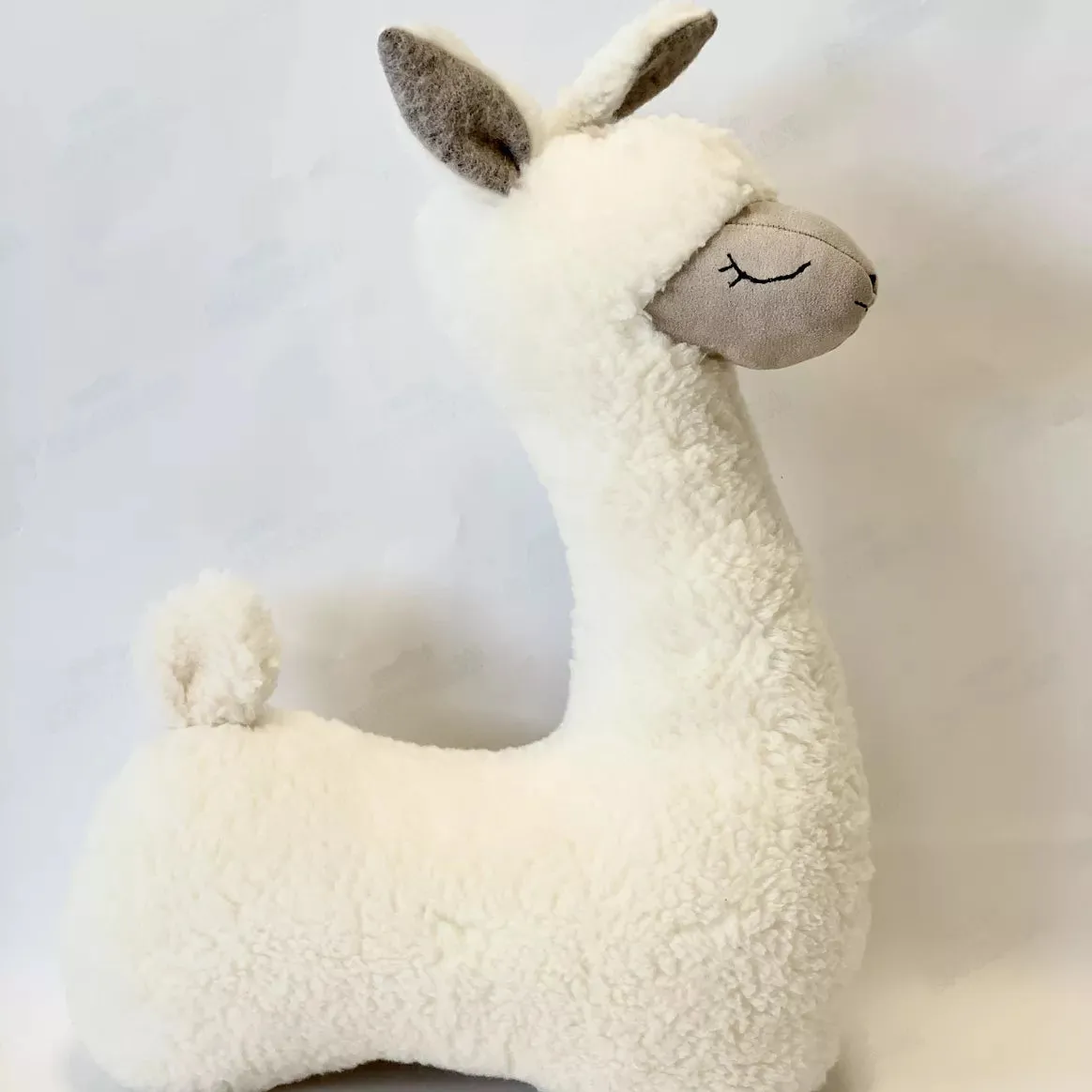 Plush Toy Alpaca, beige - 50 cm
