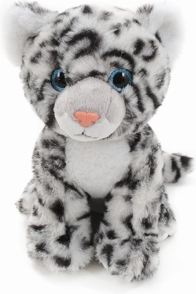 Plushland 10 Inch Snow Leopard Stuffed Animal Plush Toy,Cuddles Toy Best Gift for Kids,Home and Car Decor (Snow Leopard)