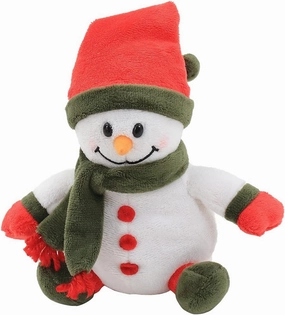 Plushland 8 Inch Snowman Stuffed Animal Plush Toy,Cuddles Toy with Hat and Scarf Best Gift for Kids,Home and Car Decor