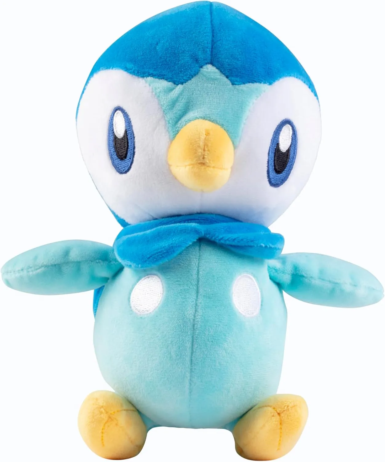 Pokemon 8" Piplup Plush - Diamond and Pearl Starter - Officially Licensed - Quality Soft Stuffed Animal Toy Figure - Gift for Kids, Girls, Boys - 2 
