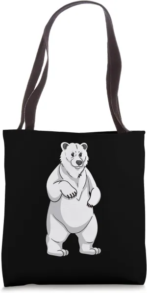 Polar Bear Specialist Biologist Zoologist Arctic Expert Tote Bag