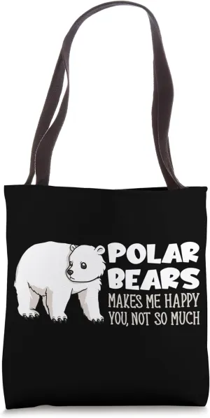 Polar Bear Specialist Biologist Zoologist Expert Arctic Tote Bag