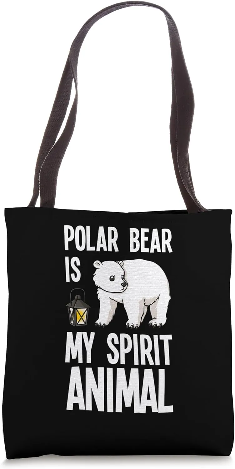 Polar Bear Specialist Biologist Zoologist Spirit Animal Tote Bag