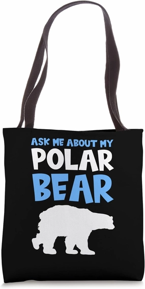 Polar Bear Specialist Arctic Biologist Zoologist Expert Tote Bag