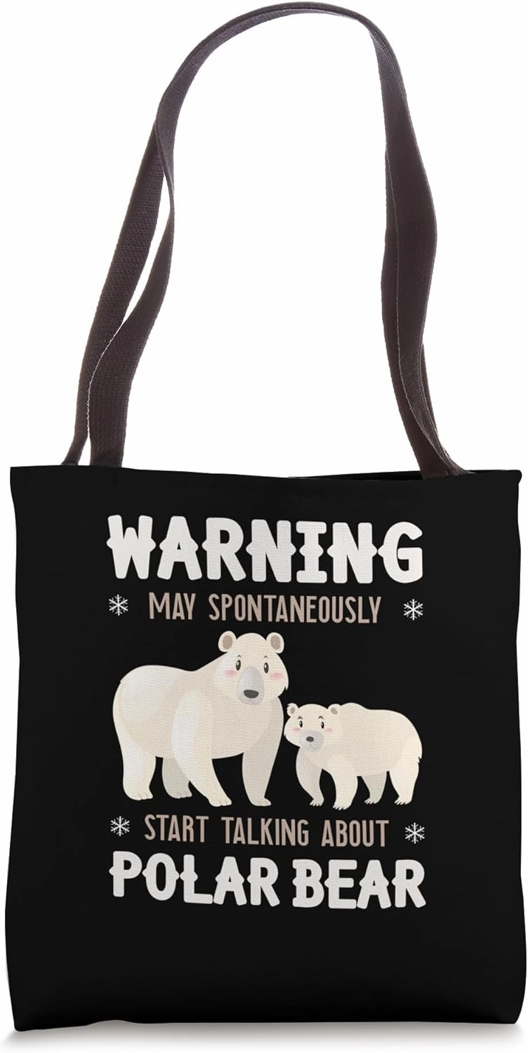 Polar Bear Specialist Biologist Zoologist Expert Arctic Tote Bag