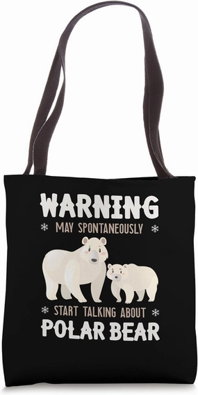 Polar Bear Specialist Biologist Zoologist Expert Arctic Tote Bag