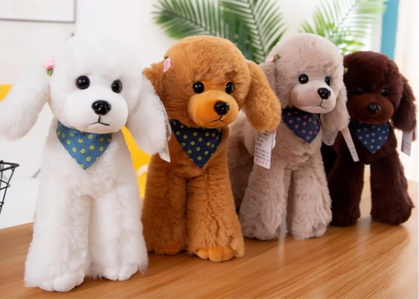 Poodle Plush Toys, Soft and Cute Poodle Plush Toys, Pillows, Cushions, The Best Gift for Your Family and Friends. 1 pc. (Light Grey 12 inches)