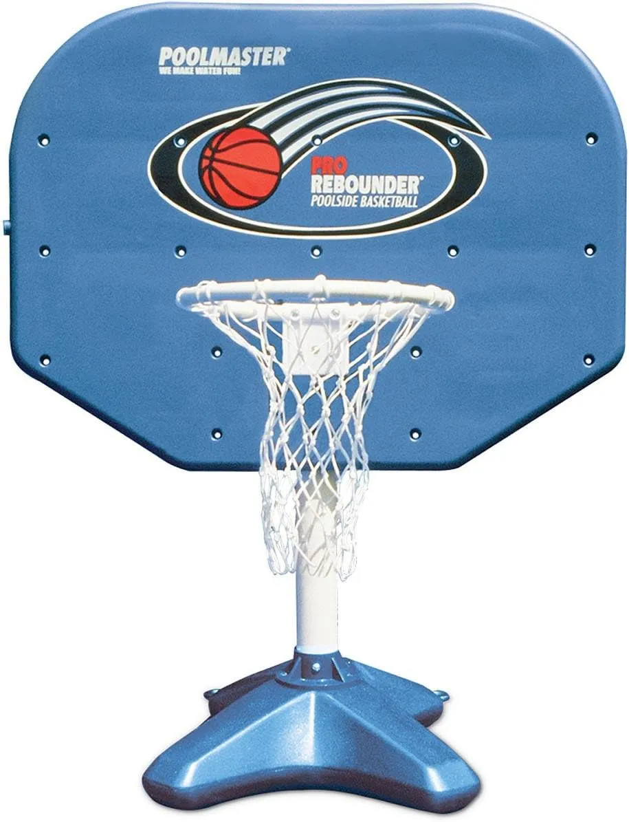 Poolmaster 72794 Adjustable Pro Rebounder Poolside Basketball Hoop Game Set
