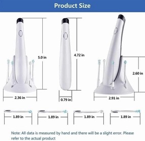 Portable Ear Pick Flashlight Earpick Vibrating LED Light Ear Cleaner Earwax Removal Tools Ear Curette Ear Spoon Ear Cleaning Tool(Black)