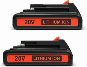 Powerextra 2 Pack 3.6Ah LBXR20 Battery for Black & Decker 20V Battery Max Lithium LB20 LBX20 LST220 LBXR2020-OPE LBXR20B-2 LB2X4020 Cordless Tool