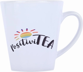 Pride Word Coffee Mug LGBT Coffee Mug – LGBT Pride LGB-Tea Mug Rainbow Pride 12oz White Mug (PositiviTea)