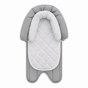 Pro Goleem Infant Car Seat Insert, Babybody Support for Toddler, Soft Minky Preemie Car Seat Insert, 2-in-1 Reversible, Perfect for Carseats, Strollers, Swings, White and Grey