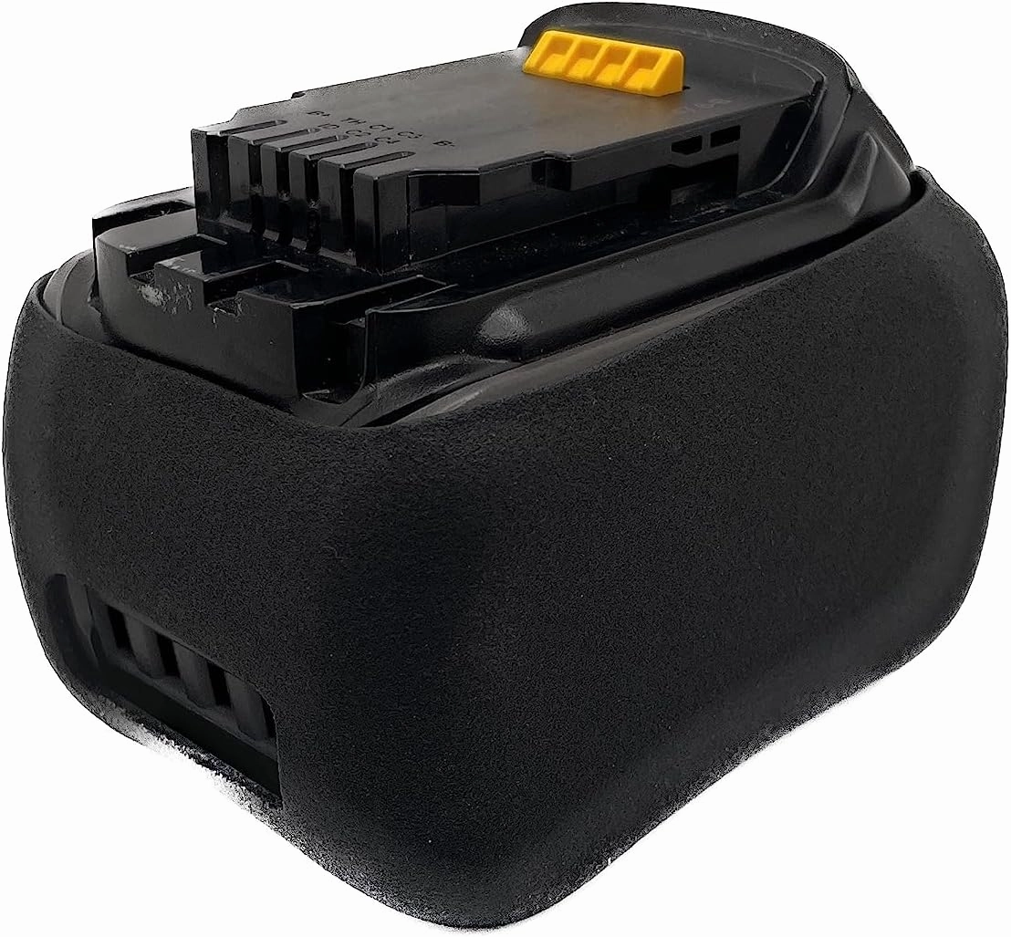 Protoco JB-79 Black Protective Cover Compatible With Dewalt 6.0 Flex DCB606 Battery