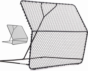 QuickPlay PRO Adjustable Steel Angle Rebounder – Multi-Sport Training Net for Soccer, Baseball & Softball- Available in 3x3', 5x5', & 7x7' Sizes – Perfect for Backyard Practice and Skills Training