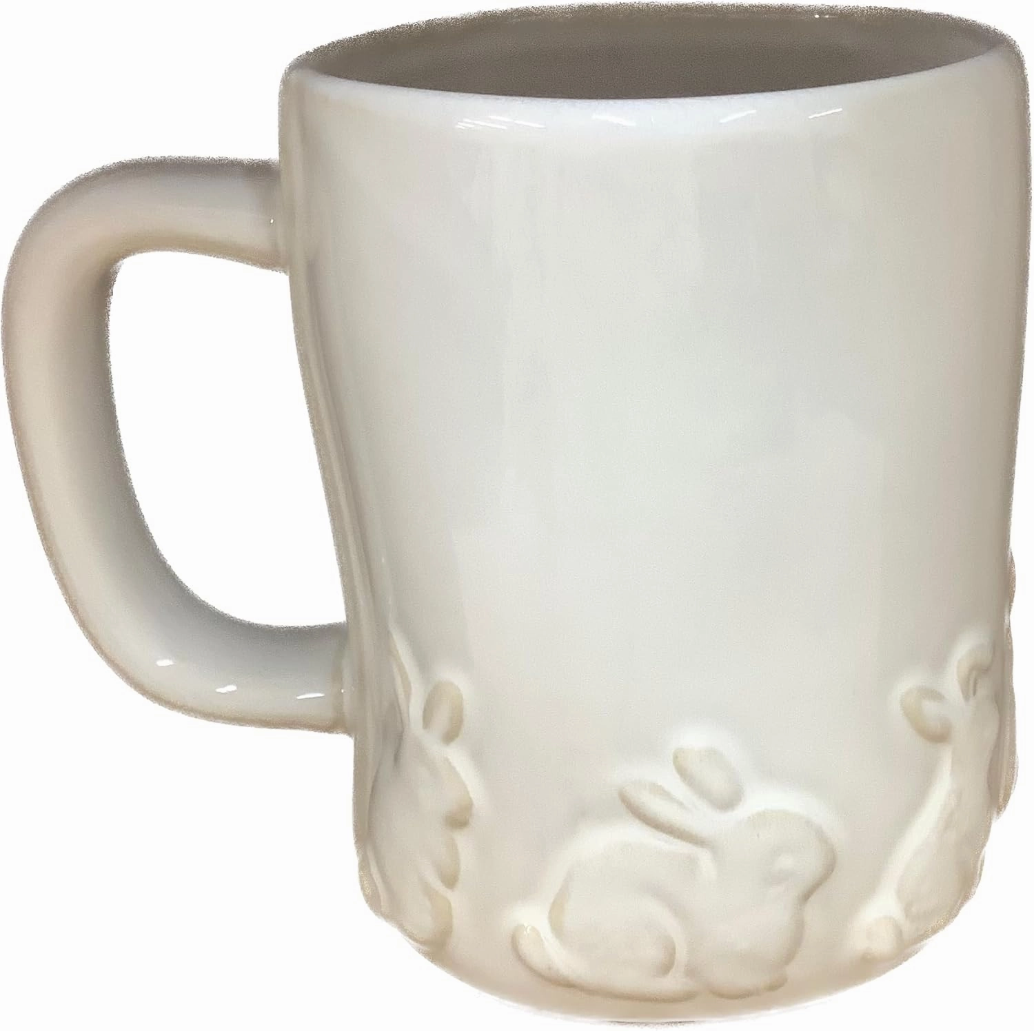 Rae Dunn Spring Easter Bunny Coffee Mug, Bunnies Circling Base