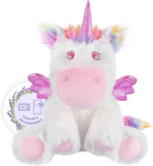 Rainbow Unicorn Plush, Warmable & Coolable Stuffed Animal, Lavender Scented Heating Pad for Relaxation, Cute Unicorn Gifts for Kids & Adults