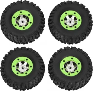 Rc Car Wheel Rim Tire Compatible with Wltoys 12428 12423 12427 1/12 RC Car Spare Replace Parts Accessories 4Pcs Left & Right Tires Wheel Tyre Kit