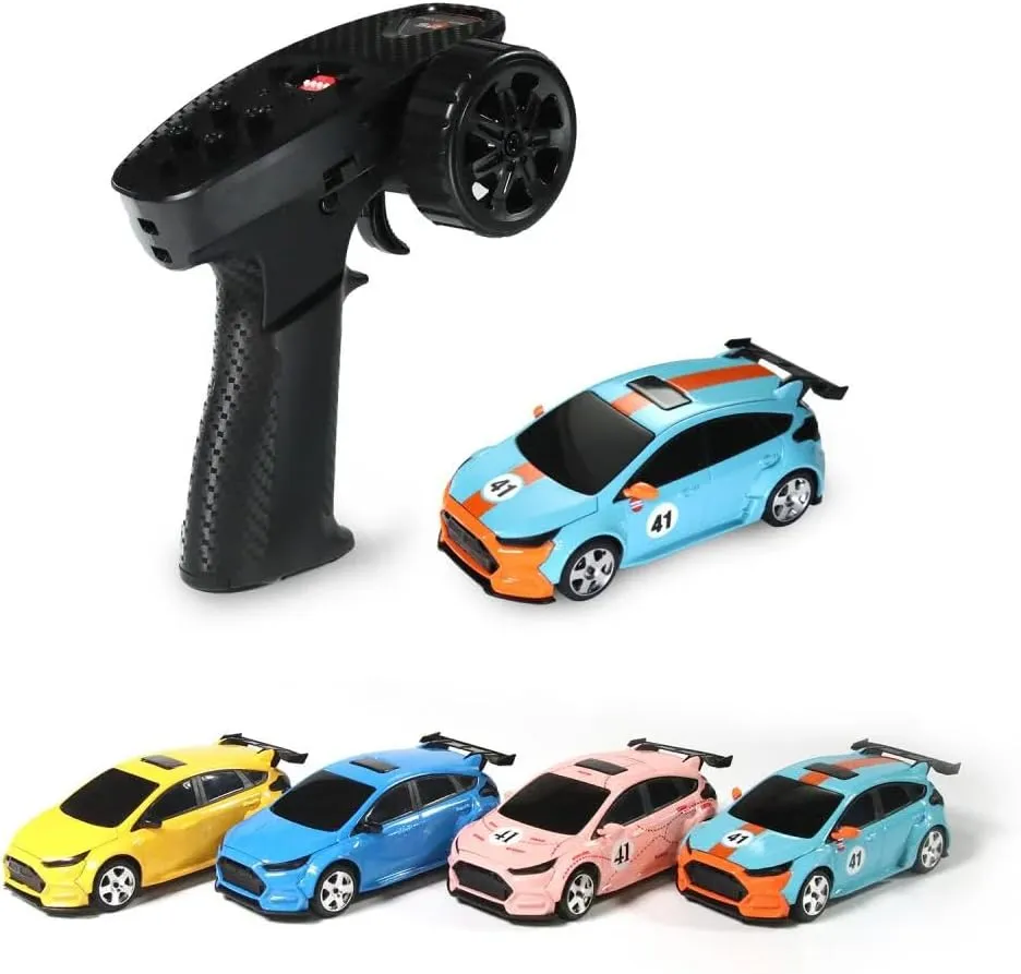 RC Mini Drift Car with Gyro & FPV Goggles Camera, 1/43 Scale 4WD Off-Road Climbing Car Electric 2.4G Romote Control Racing Vehicle for Adult - RTR/FPV Goggles Version