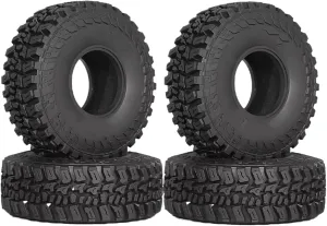 RC Upgrade Parts for Axial for SCX10 Pro for Capra for Traxxas for TRX4 for D90 for Redcat 1/10 120mm 1.9" Soft Rubber Tire Wheel Tyre RC Crawler Car Upgrade Parts