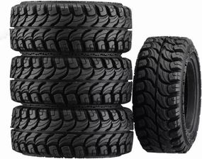 RC Car Accessories Compatible with Axial for SCX24 for Traxxas for TRX4M for FMS 1/18 1/24 RC Crawler Car 4Pcs 58Mm 1.33In Soft Rubber Wheel Tire Tyre