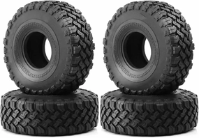RC Car Accessories for Axial for Scx10 for Capra for Traxxas for Trx4 D90 for Redcat 1/10 Rc Crawler Car 4pcs 115mm 1.9" Soft Rubber Tire Wheel Tyre