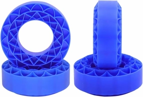 RC Car Accessories for TRX4 for SCX10 III CJ-7 for Capra BRX01 TF2 GEN8 1/10 Tire Soft Silicone Anti-Bubble Liner 1.9 Inch 106x42mm RC Crawler Rig(Blue)