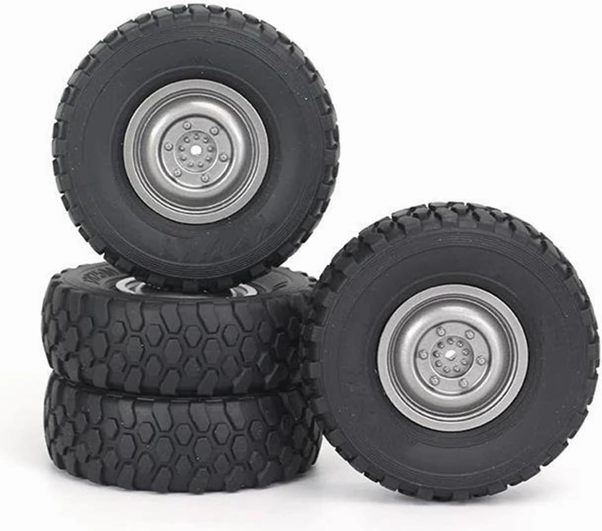 RC Car Parts for MN D90 for MN99S MN98 for WPL B14 B24 C14 C24 C34 for LDRC P06 72mm Soft Tire Wheel RC Car Upgrade Parts Replacement RC Car Accessories