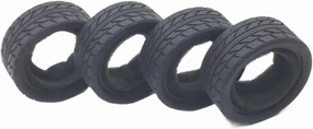 RC Car Upgrade Parts for Wltoys A949 A959 A969 A979 K929 1/18 Soft Rubber Tyre Set Tyre with Tread Pattern Model Crawler RC Car Wheel Tires