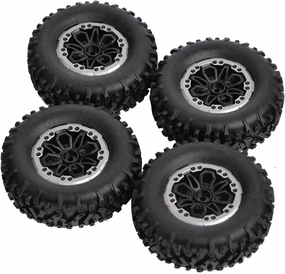 RC Spare Part for MN D90 for MN98 MN99S for WPL C24 C14 C34 B14 B24 for LDRC P06 LD1299 LD1297 64mm Soft Tire Wheel RC Car Upgrade Parts Exterior Accessories