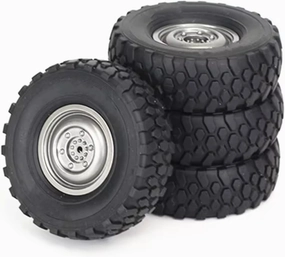 RC Upgrade Accessories for MN D90 for MN98 for MN99S for WPL C14 C24 C34 B14 B24 for LDRC P06 RC Car 4pcs 72mm Soft Tire Wheel Upgrade Parts Accessories