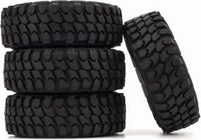 RC Upgrade Parts for Axial for SCX24 for 1/18 1/24 RC Crawler Car Upgrade Part Tyre 54mm RC Car for Small Tyre 1.0" Soft Rubber Mud for Terrain Wheel Tires