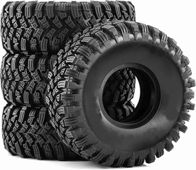 Rc Wheel Rim Tire for Axial for SCX10 Pro for Capra for Traxxas for TRX4 for for D90 for Redcat for 1/10 RC Crawler Car Soft Rubber Tire Wheel Tyre