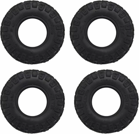 RC Wheel Tire Compatible with Axial for SCX24 90081 AXI00001 1/24 RC Crawler Car Upgrade Parts 4PCS 52X17mm 1.0 Soft Rubber Wheel Tires Tyre