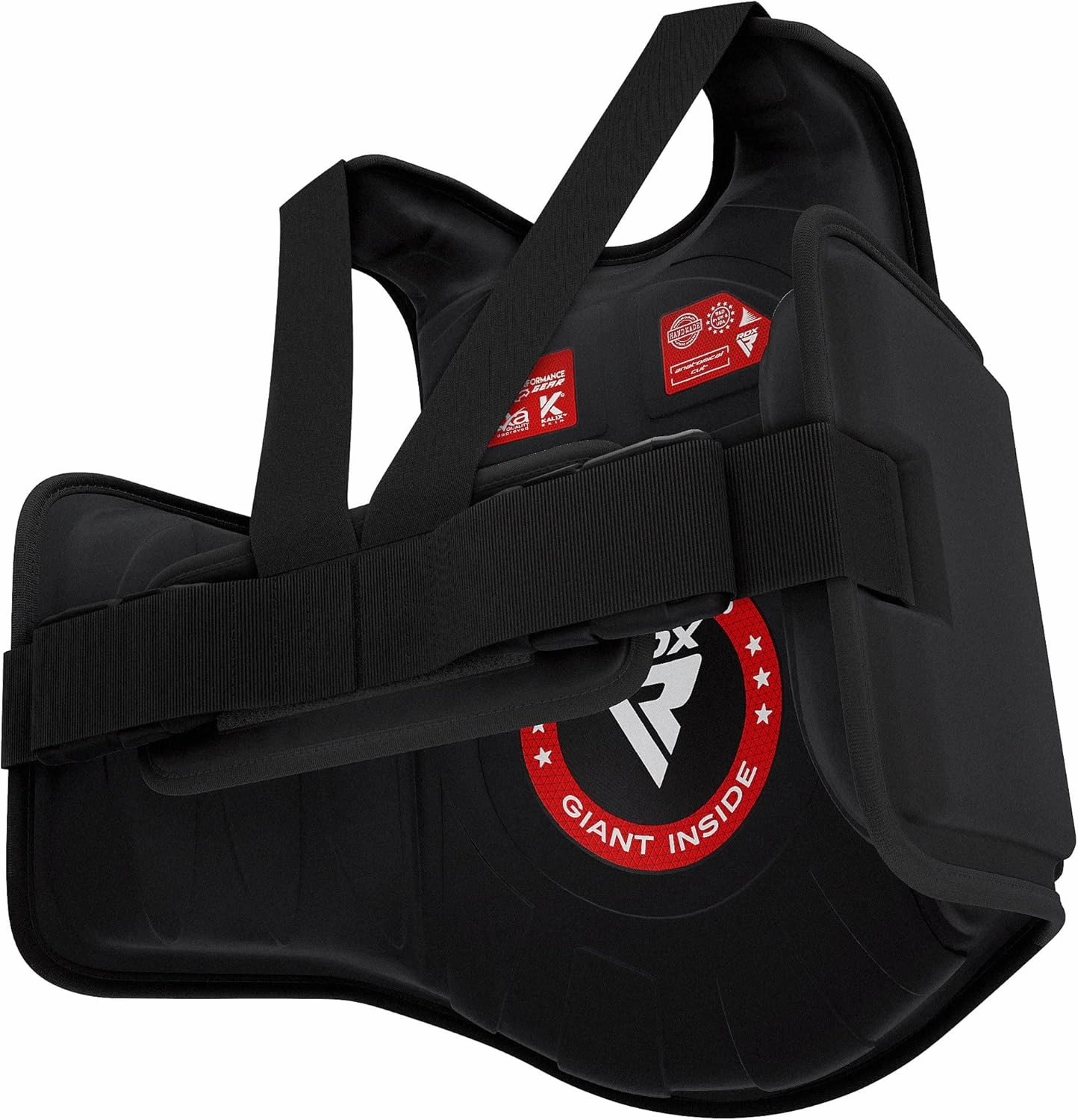 RDX Boxing Body Protector, MMA Kickboxing Muay Thai Boxing Chest Guard, Sparring Training Heavy Punching, Kara Adjustable Strike Shield, Martial Arts Upper Body Ribs Protection Pad, Taekwondo Vest