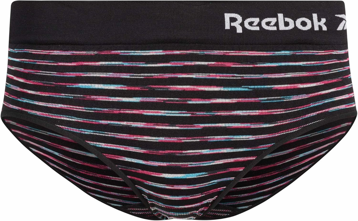 Reebok Hipster Panties for Women - 5 Pack Stretch Performance Seamless Underwear with Relaxed Tagless Waist (S-XL)