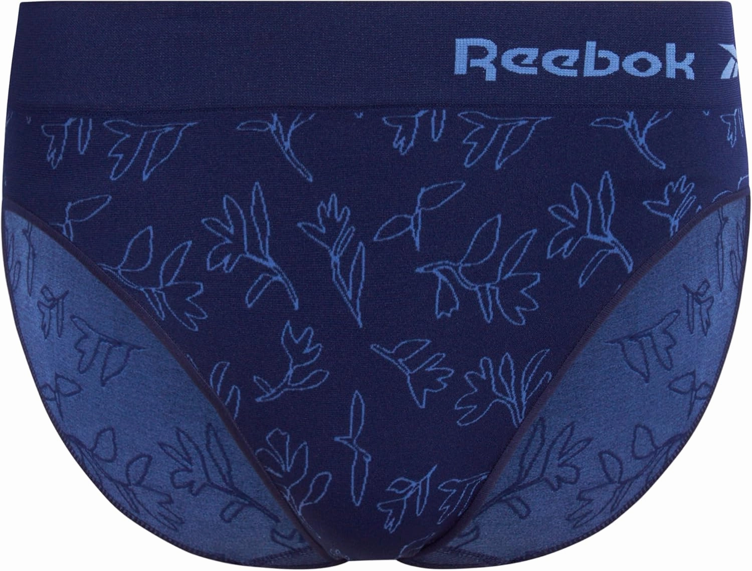 Reebok Women's Briefs Underwear - 8 Pack Seamless Stretch Performance High Cut or Boy Shorts Panties for Women (Sizes: S-XL)