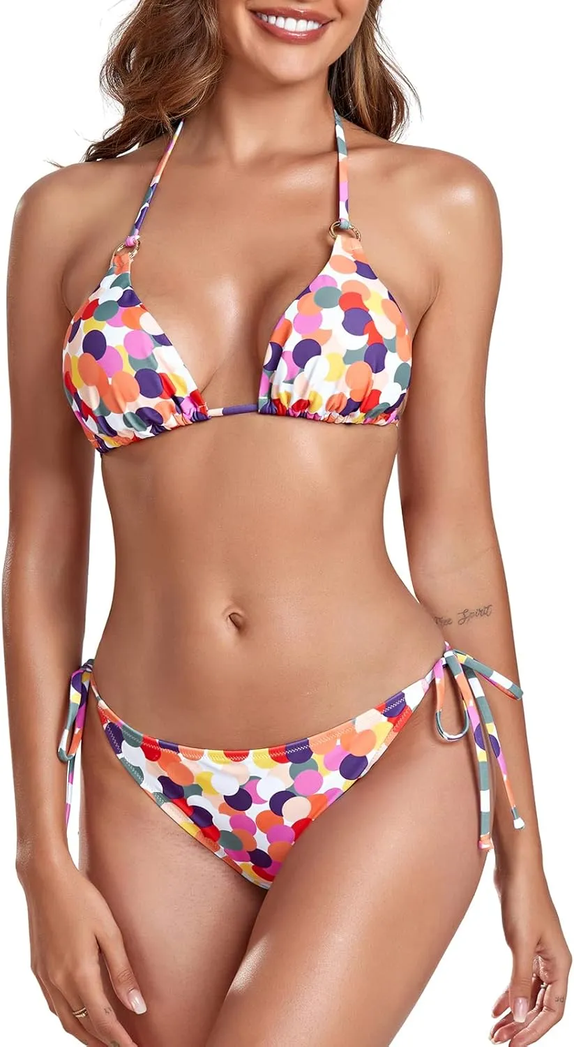 RELLECIGA Women's Triangle Bikini Set