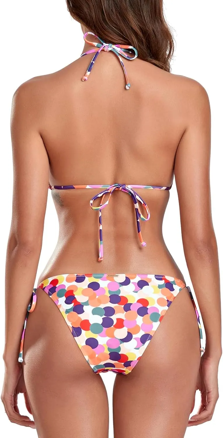 RELLECIGA Women's Triangle Bikini Set