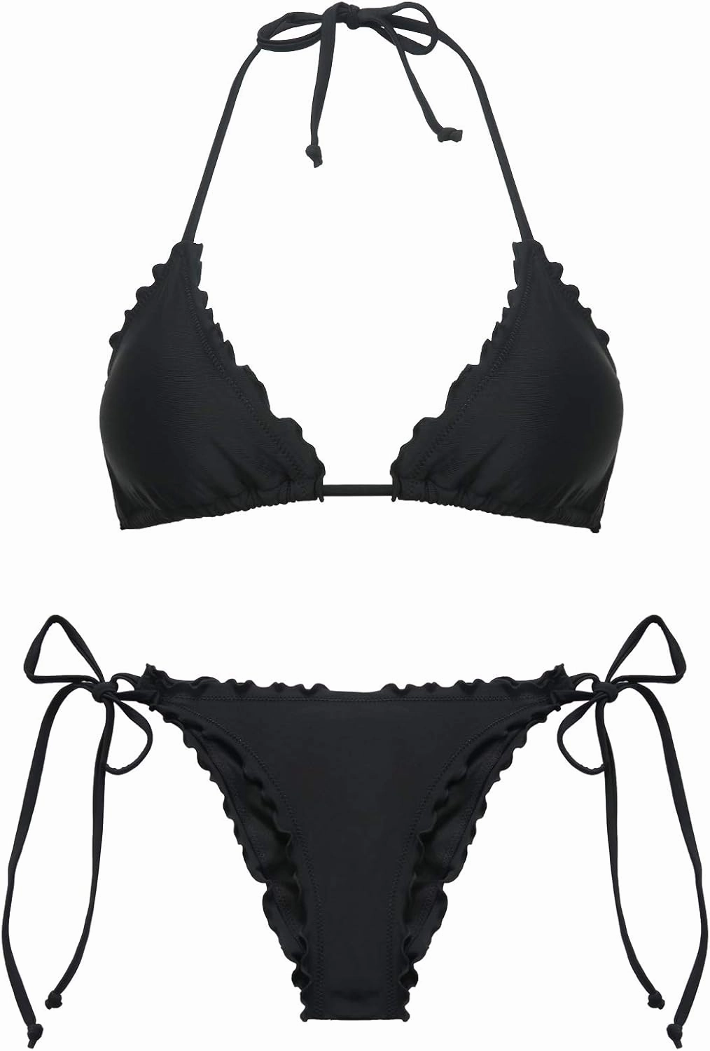 RELLECIGA Women's Wavy Bikini Set