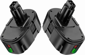 Replacement Battery for Dewalt 18V Battery, 6.5Ah Lithium-Ion Battery Compatible with Dewalt 18V Cordless Power Tools, 2 Pack